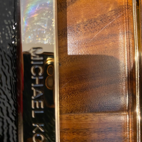 Michael Kors black patent leather clutch - 12”w x 8”h - Picture 2 of 7